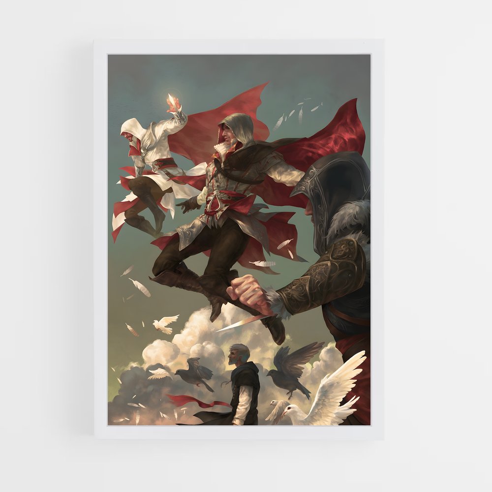 Poster Vol Assassin – affiche Assassin's Creed (vue 3)